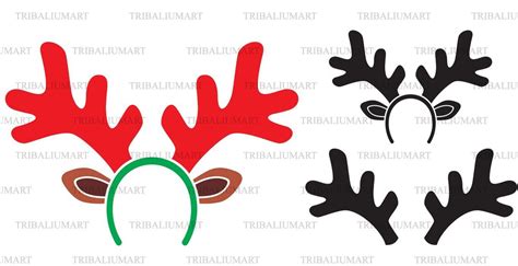 41 Christmas Reindeer Antlers Svg Download Free Svg Cut Files And Designs