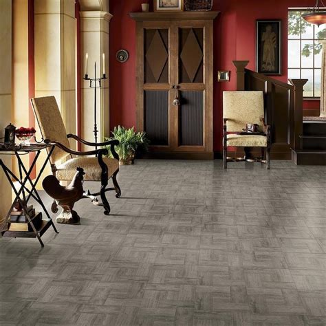 Armstrong Flooring 12 In X 12 In Grey Taupe Peel And Stick Vinyl Tile