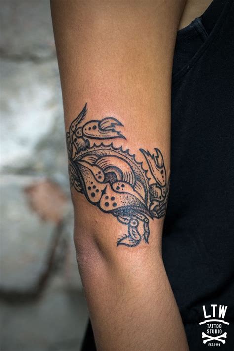 Cisco Tatuador De Ltw Tattoo And Piercing Barcelona Tattoos Crab
