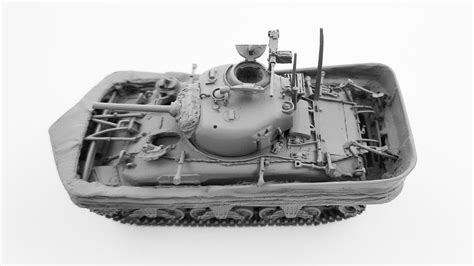 Milicast Models Tanks And Spgs Sherman Mkii Dd Tank M4a1 Early