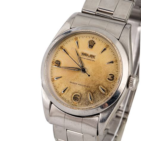 The Rolex Oyster Perpetual 6298 With Explorer Style Dial Bob S Watches