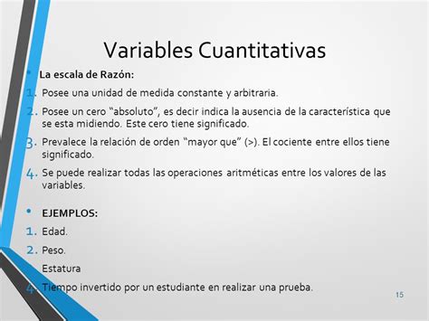 Ejemplos De Variables Cuantitativas Y Cualitativas En Estadistica