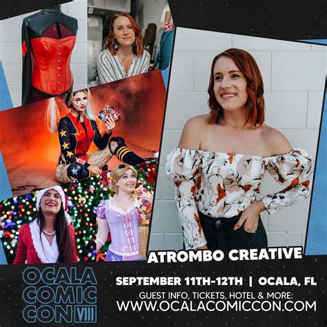 Ocala Comic Con on Twitter: "Meet #ATromboCreative at the September