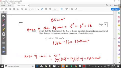 Cxc Maths May 2018 Past Paper Question 6 Youtube