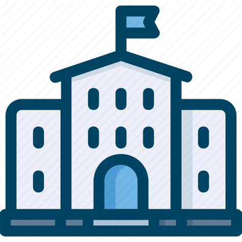 Building College School University Icon Download On Iconfinder