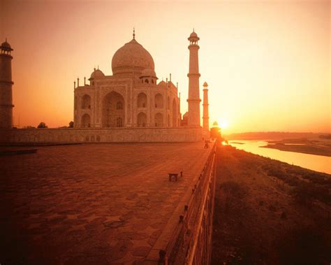 The Taj Mahal At Sunset India Wallpapers Hd Wallpapers Id 867