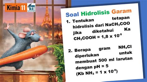 Soal Hidrolisis Garam Youtube