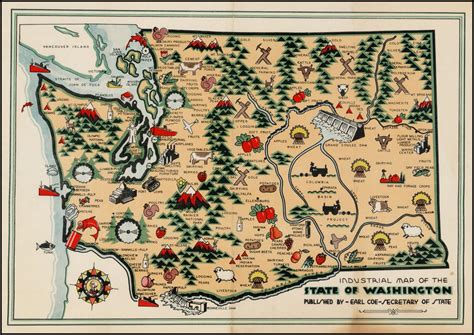 Pin By Sun Daughter On Seattle And Washington State Map Antique Maps