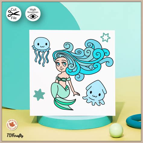 Aquarius Mermaids Bundle Svg Cut Files The Digital Files Tdfcrafty