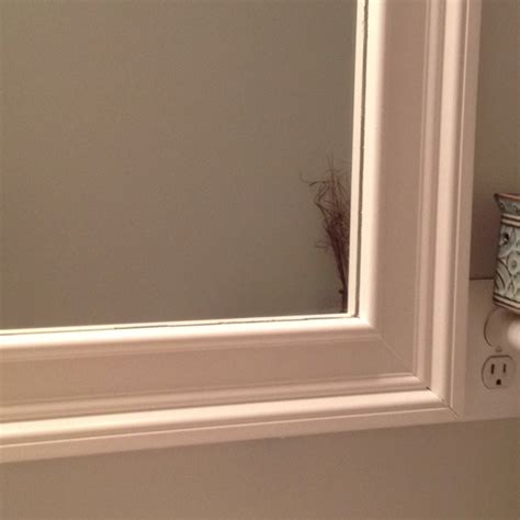 Crown moulding if you're british. Crown molding Mirror frame | Home Sweet Home | Pinterest