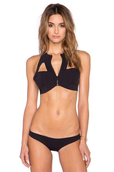 N L P Ain Crop Bikini Top In Black At REVOLVEclothing Bikini Tops Bikinis Crop Top Bikini