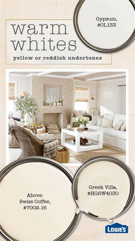 White Paint Color Selection Tips Lowes Paint Colors For Home