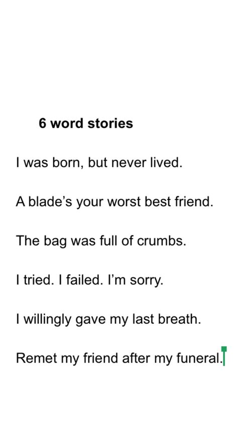 8 Best 6 Word Storiespoems Images On Pinterest Poem Poems And Poetry