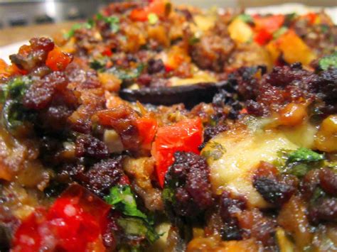 Maybe you would like to learn more about one of these? The Italian Next Door: Meat-Stuffed Eggplant