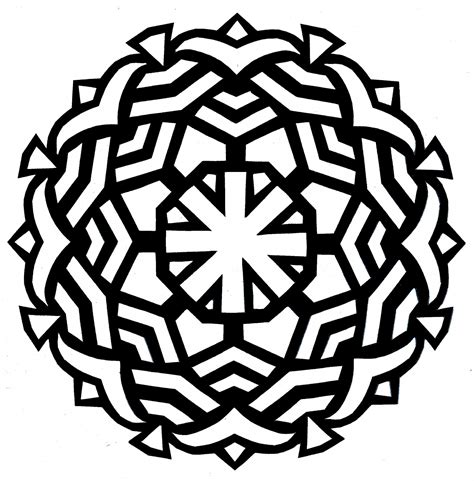 Free printable mandala and zentangle coloring pages. Mandala Drawing Printable | Free download on ClipArtMag