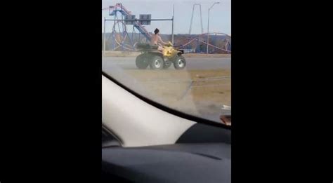 Naked Man Riding Stolen Atv Arrested Following Brief Pursuit In The