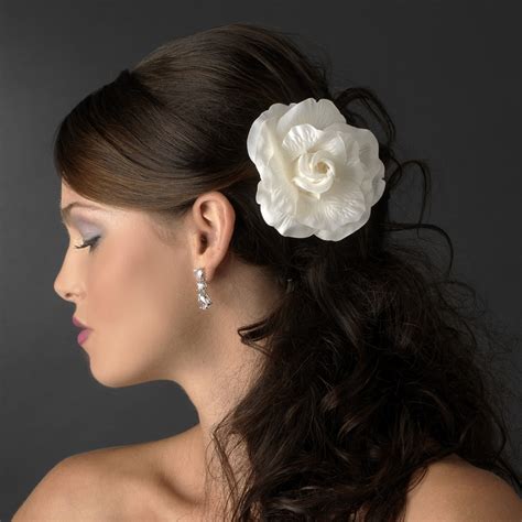 Peruse david's bridal collection for our signature line of formal gowns for less. * Elegant Bridal Flower Hair Clip 430