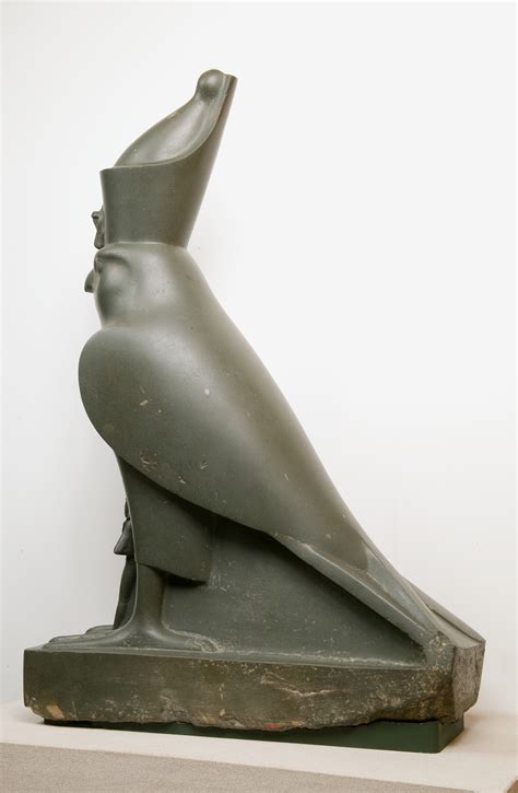 God Horus Protecting King Nectanebo Ii Late Period The Metropolitan Museum Of Art
