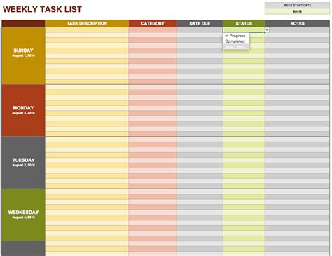 15 Free Task List Templates Smartsheet To Project Task Tracking