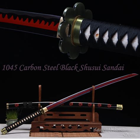 The Latest One Piece Zoro Sword Shusui Sandai High Carbon Steel Purple