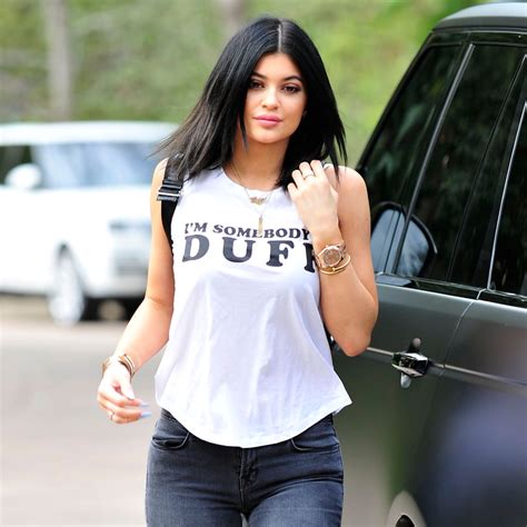 Kylie Jenners Duff Shirt Popsugar Fashion