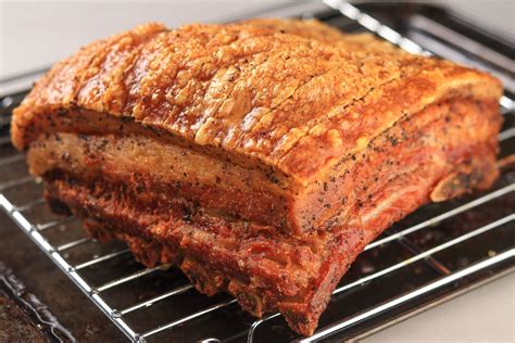 Slow Roasted Pork Belly Slices Recipe
