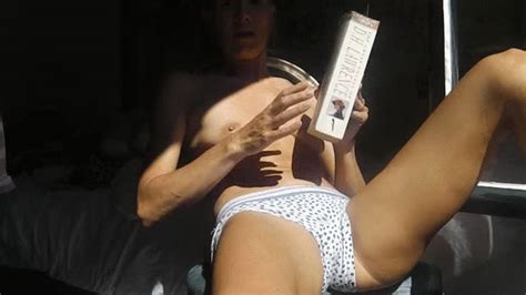 Topless Reading By The Window Enjoy My Body