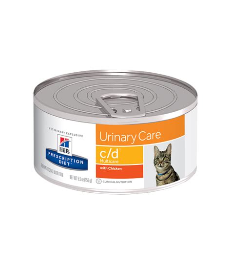 Please consult your veterinarian for further information on how our prescription diet foods can help your cat to continue to enjoy a happy and active life. Hill's Prescription Diet Feline Urinary Care c/d Multicare ...