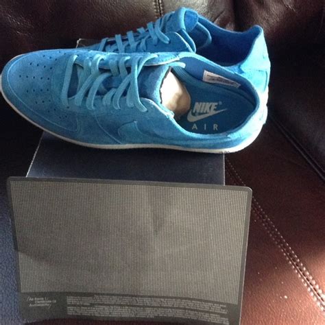 Nike Shoes Limited Edition Nike Air Force Sblue Suede Poshmark
