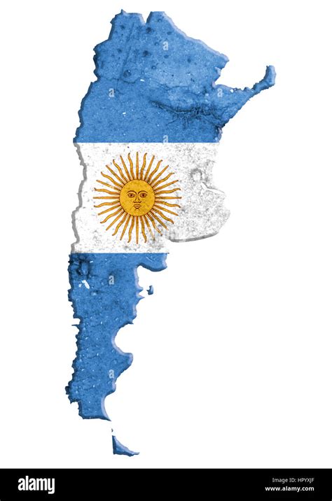 map flag argentina on isolated cut out stock images and pictures alamy