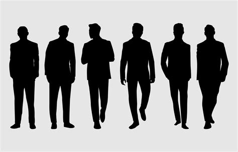 Man Silhouette Vector Art Icons And Graphics For Free Download