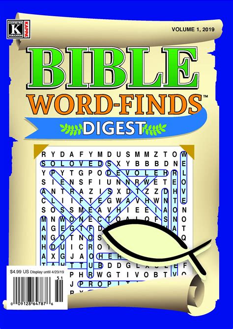 Bible Word Find Puzzles Word Search Volume 1 Kappa Books