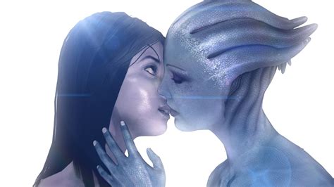 Tali Liara Shepard Romance Scene Mass Effect Some Preview K Fps YouTube
