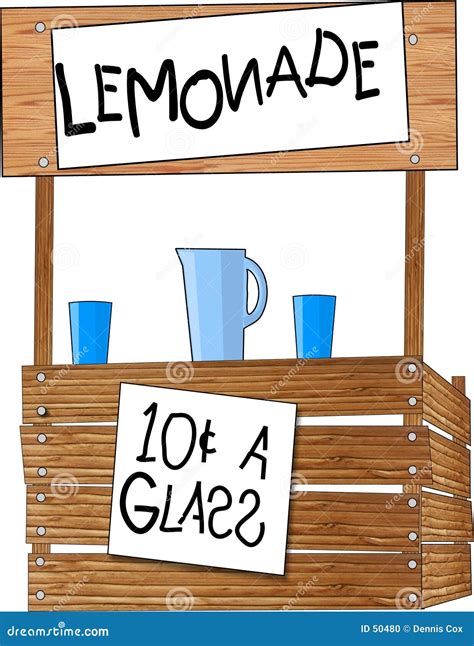 lemonade stand girl cartoon vector 74521283
