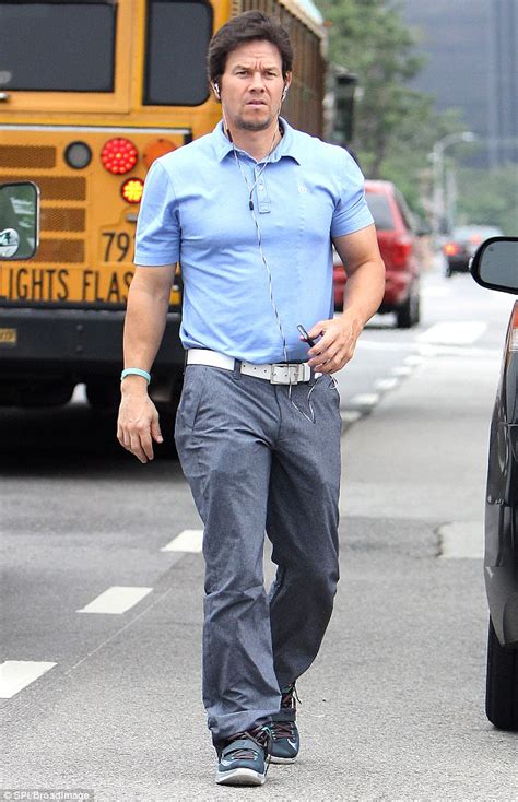 Mark Wahlberg Steps Out With Unfortunately Placed Package