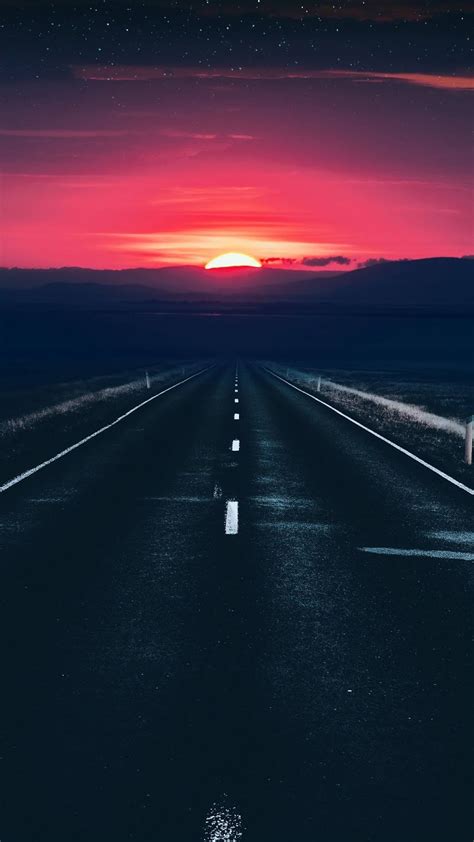 Sunset On The Road