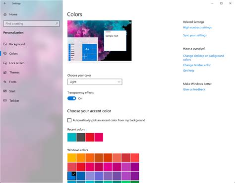 How To Change Taskbar Color Windows 10