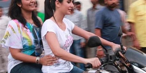 Katrina Treats Fan To Bike Ride The New Indian Express