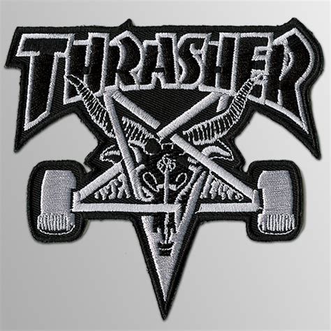 Thrasher Magazine Skate Goat Skateboard Bksl パッチ Punk Mart