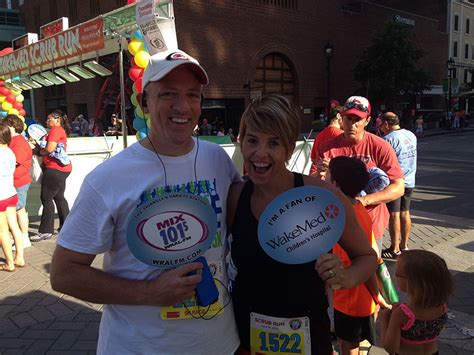 Two Cbc Personalities Help Give Back Through Wakemed Scrub Run