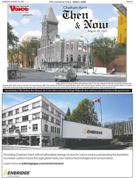 Then And Now The Chatham Voice