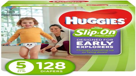 Huggies Little Movers Slip On Diaper Pants Size 5 128 Count Economy