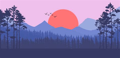 How To Draw Flat Landscape In Photoshop Inselmane