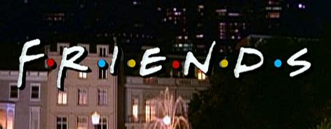 That includes the important dots between letters. Friends (TV series) - Logopedia, the logo and branding site