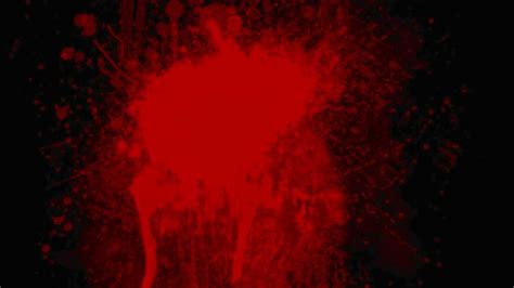 Blood Spatter Splatter on Screen / Wall / Green Screen & Black