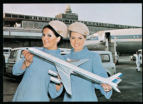 Vintage Photos Show Beautiful Flight Attendant Uniforms From Between The S And S US