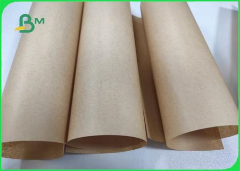 70gsm Uncoated Natural Brown Butcher Paper Kraft Rolls 1500mm