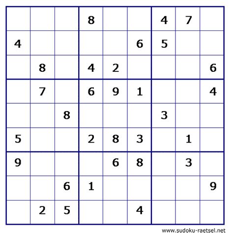 Das beliebte rätsel sudoku mit lösung. Sudoku sehr leicht Online & zum Ausdrucken | Sudoku ...