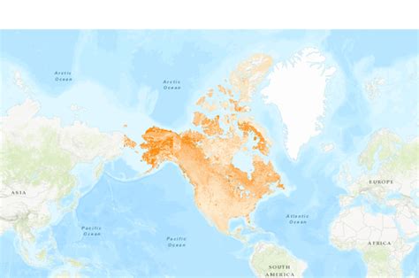 North American Soil Organic Carbon Map Adaptwest