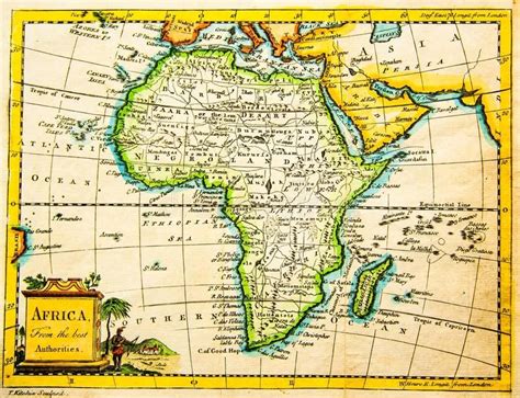 Antique Map Of Africa Engraved By Thomas Kitchin And Published In 1774